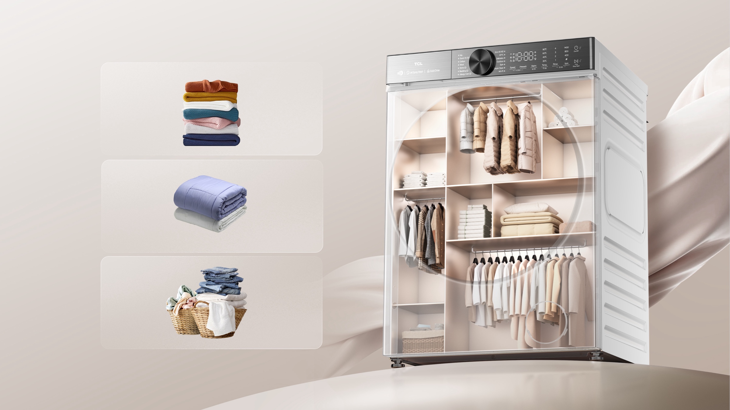 TCL P682 Washer Mega Capacity