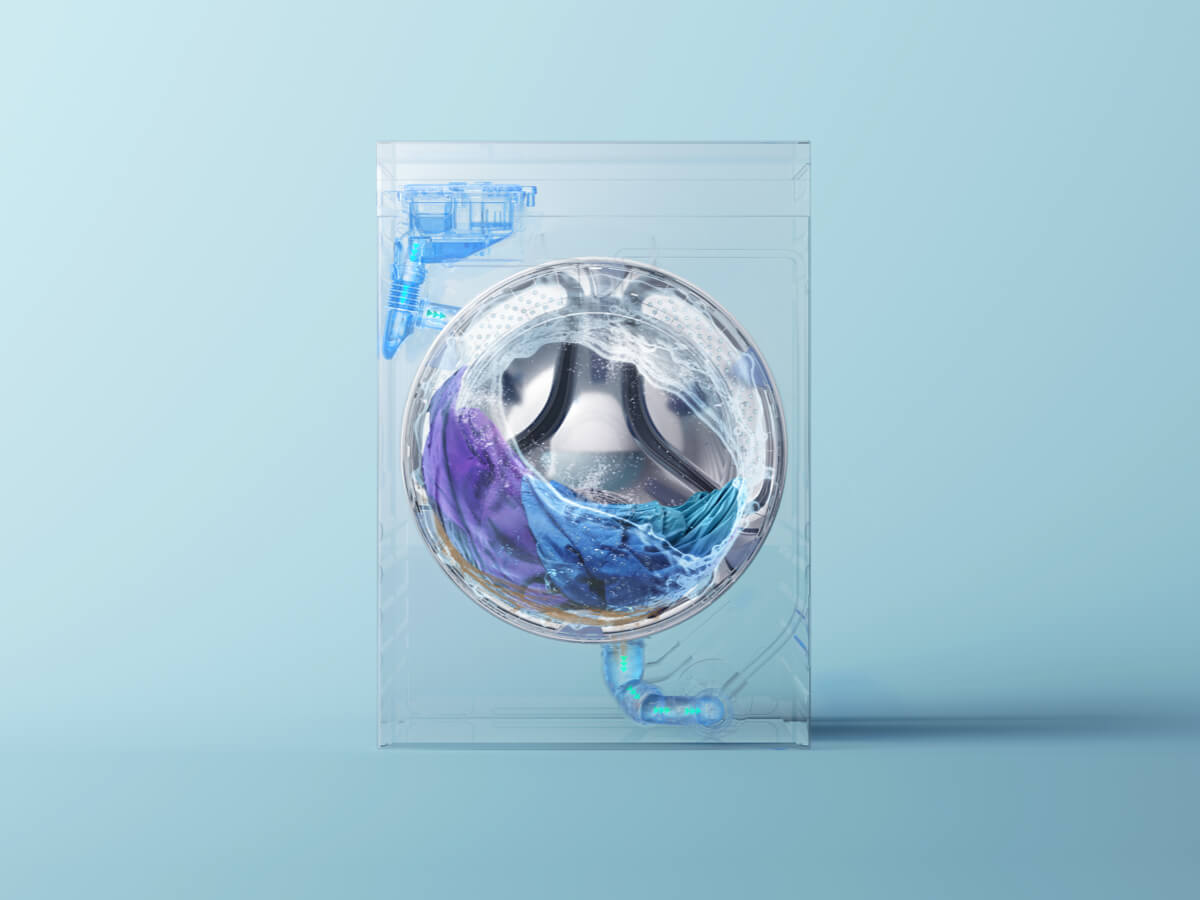 TCL S360 Dynamic Rinse™  Provides Rinsing for Truly Clean