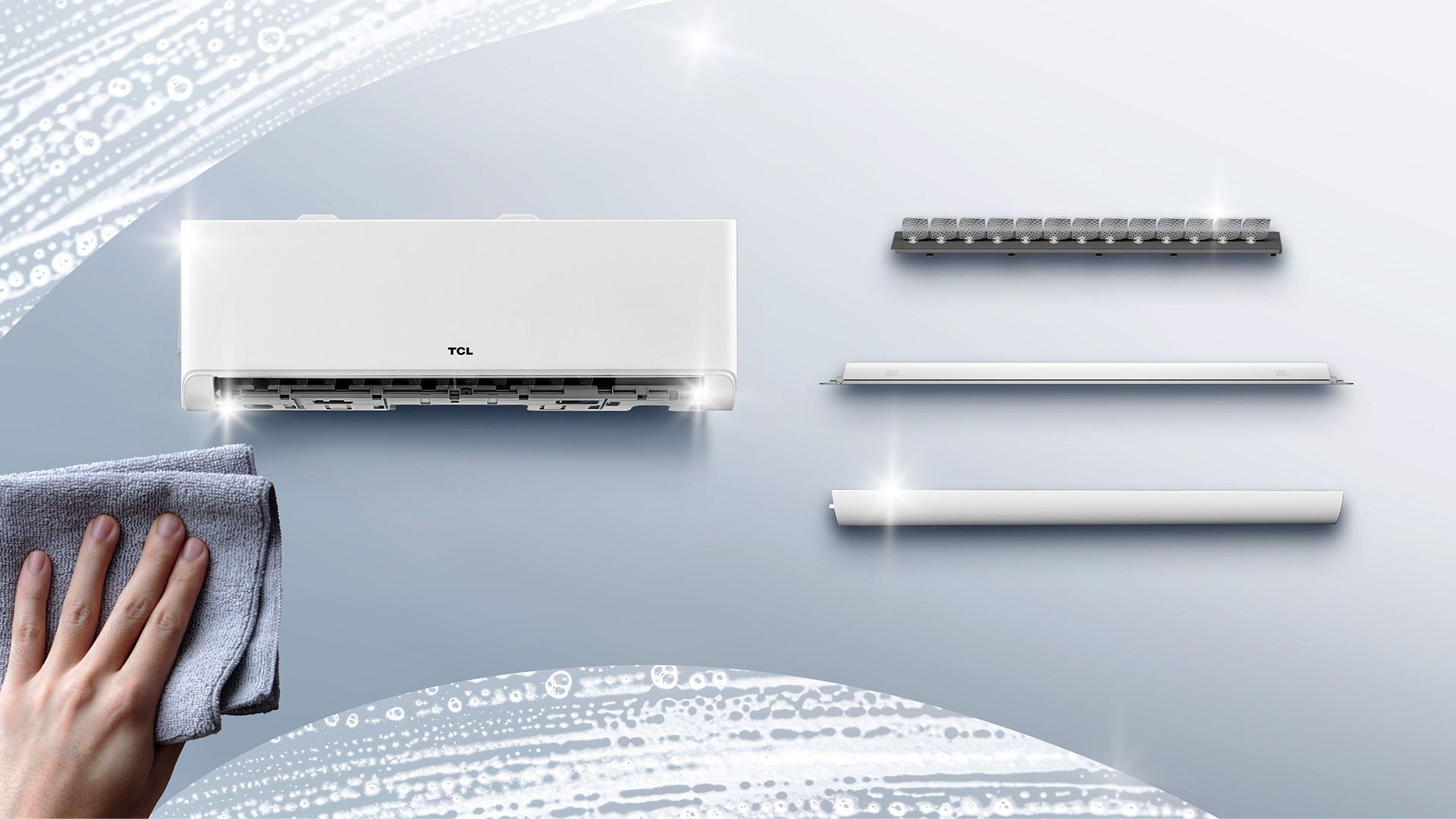 I projektuar për pastrim të lehtë - Kondicionerët TCL Australia