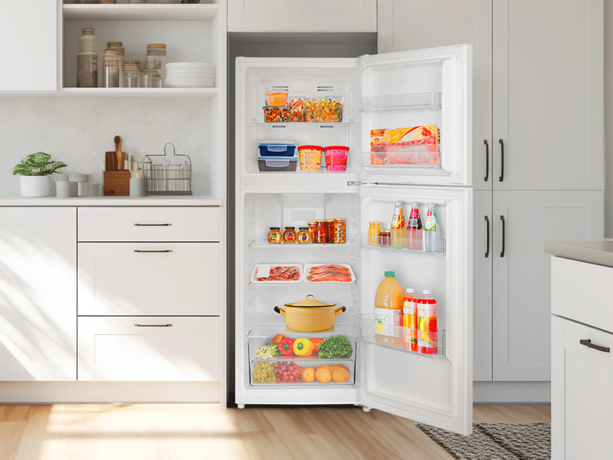 RefrigratorWhite 197L Top Mount Fridge TCL P220TMW TCL Australia