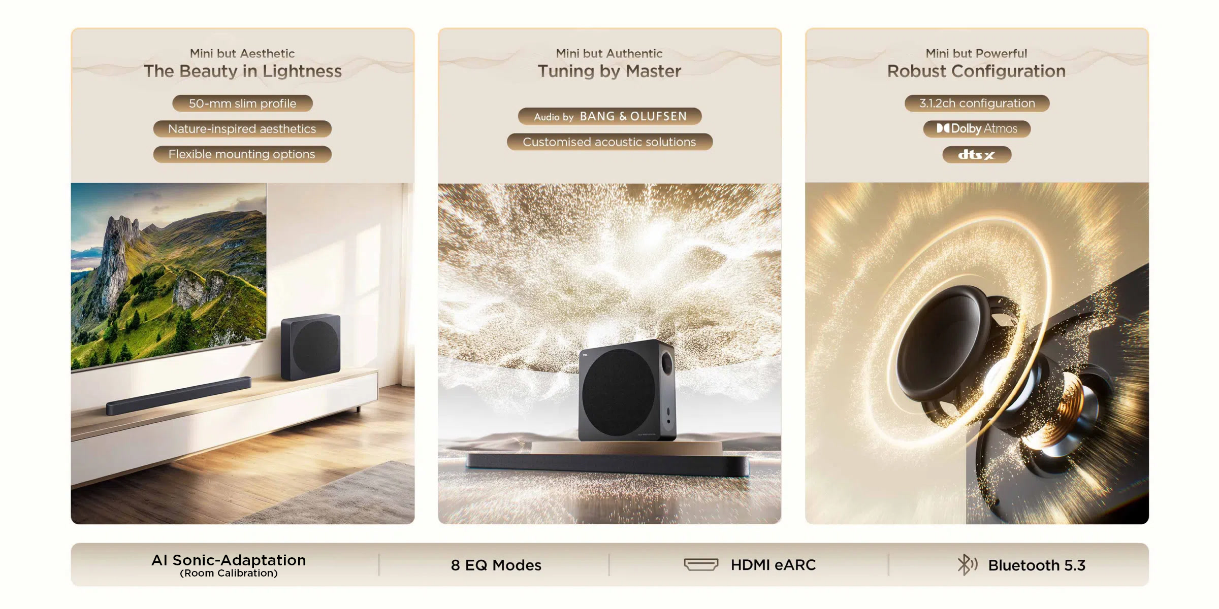development stages of TCL audio giant