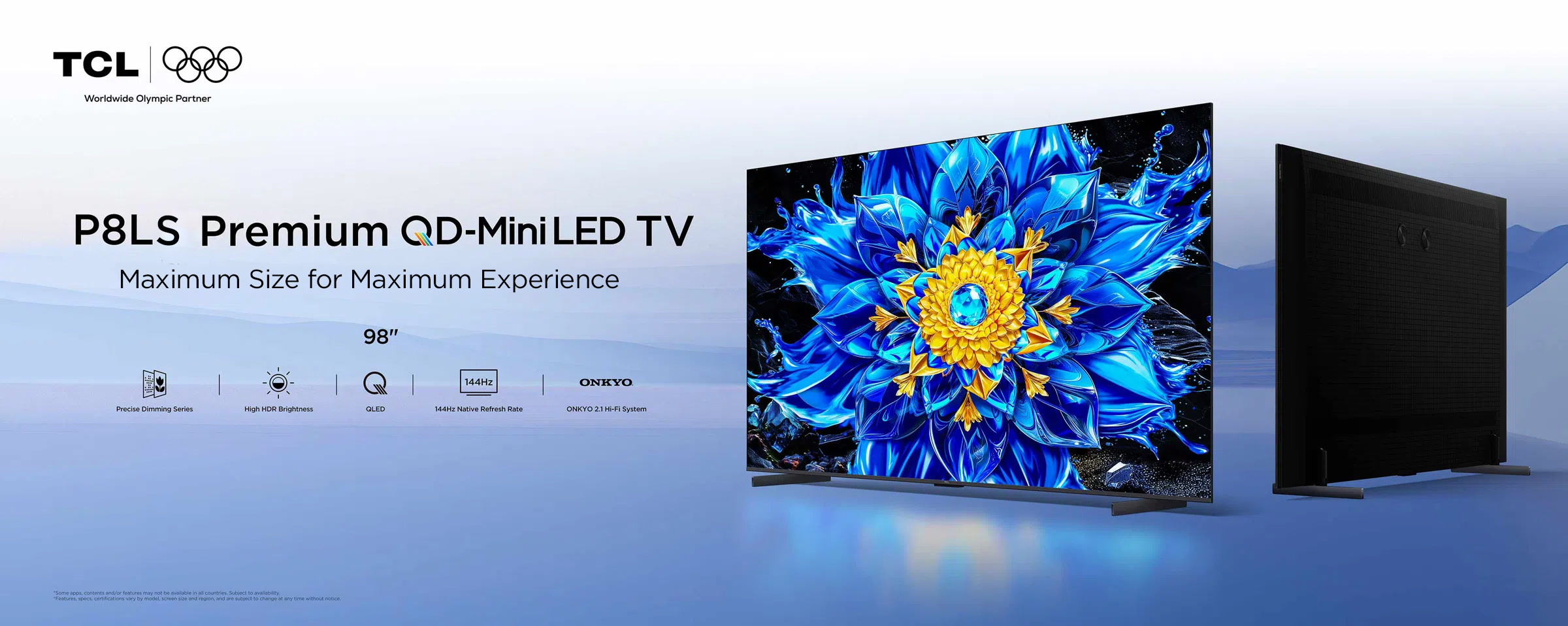 乐竟体育 98 inch P8LS 4K UHD TV