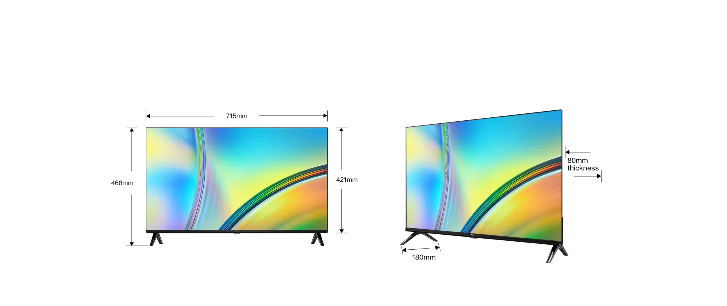 Телевізор TCL S5400A з Android та Full HD