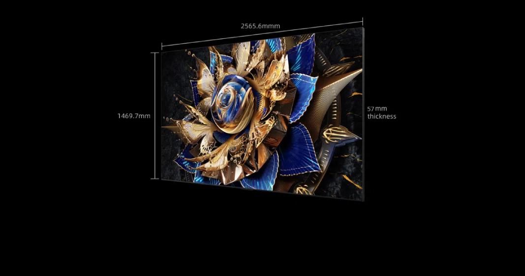 LETOU - ��Ͷ 115 inch X955  Wall-mounted installation