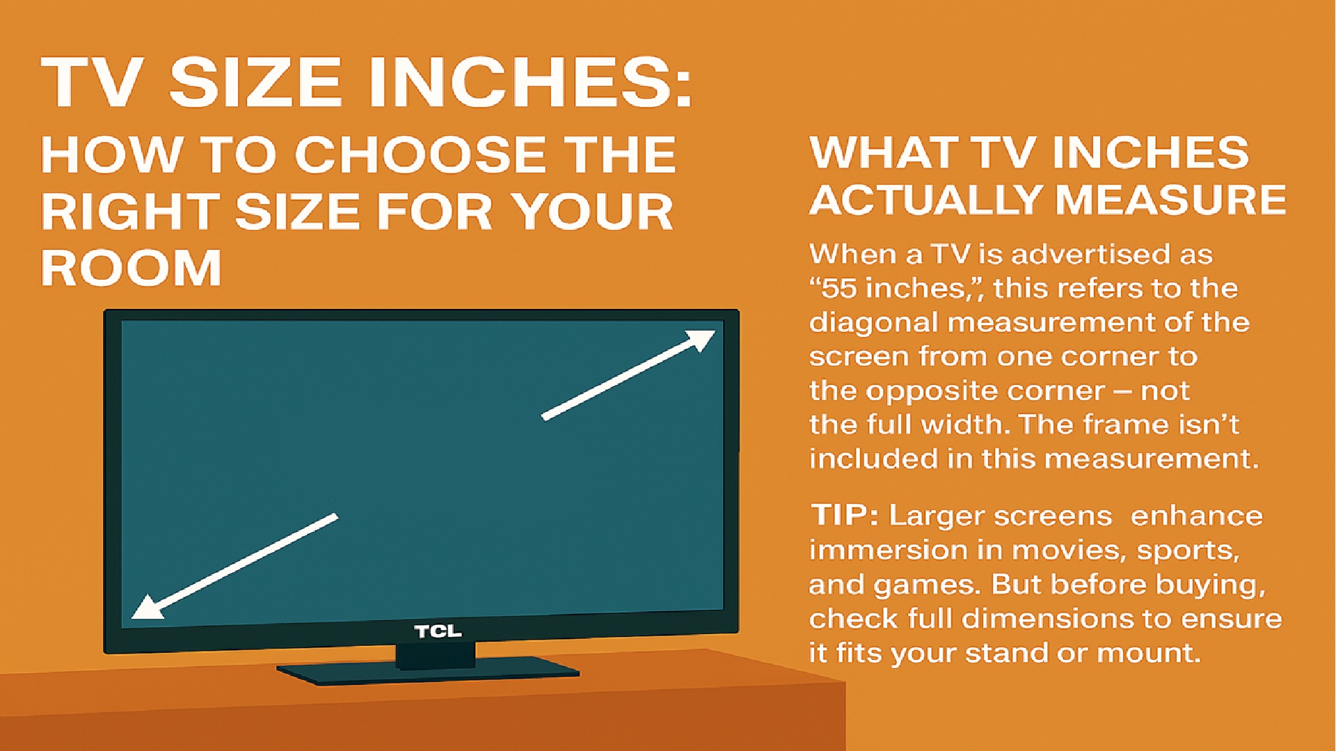 Polegadas de TV: Como Escolher o Tamanho Ideal para o Seu Ambiente