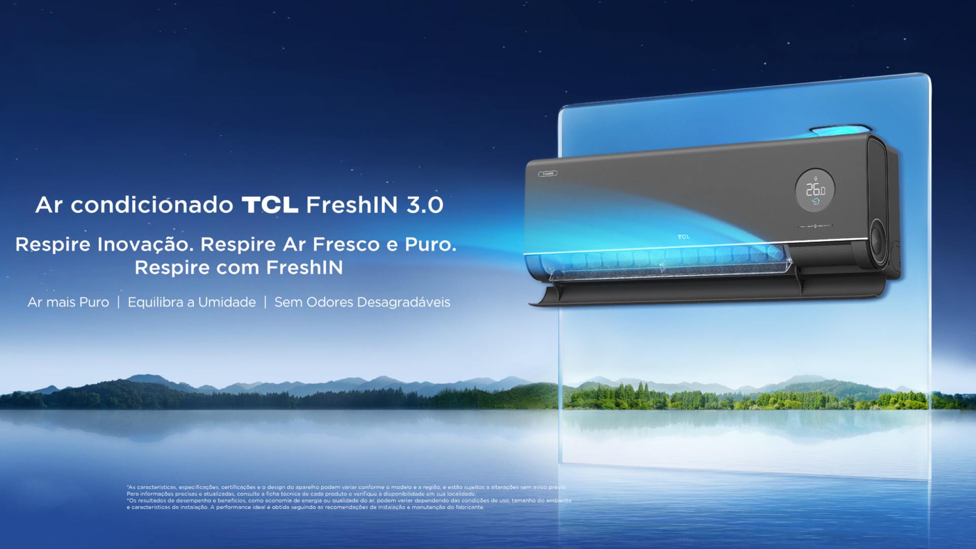 TCL FreshIN 3.0: saúde, qualidade do ar e renovação de ar