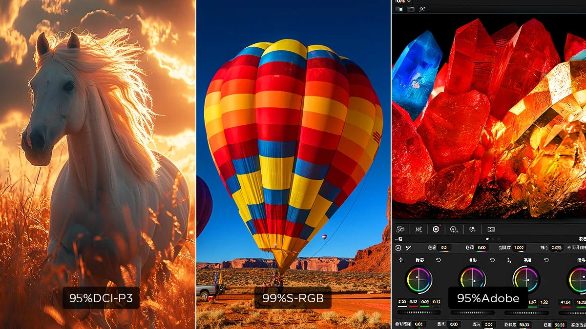 TCL 34R83Q Monitor Supports three professional color modes