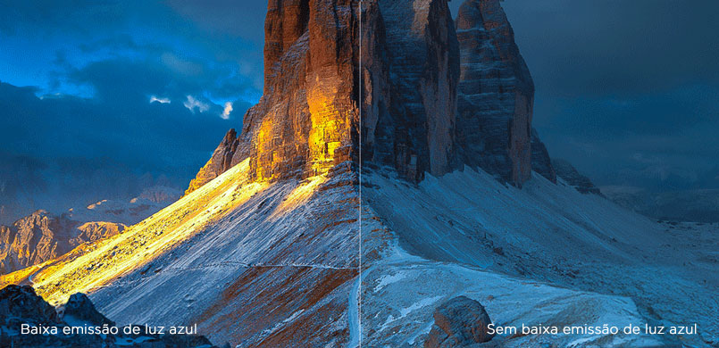 Low Blue Light vs low blue light