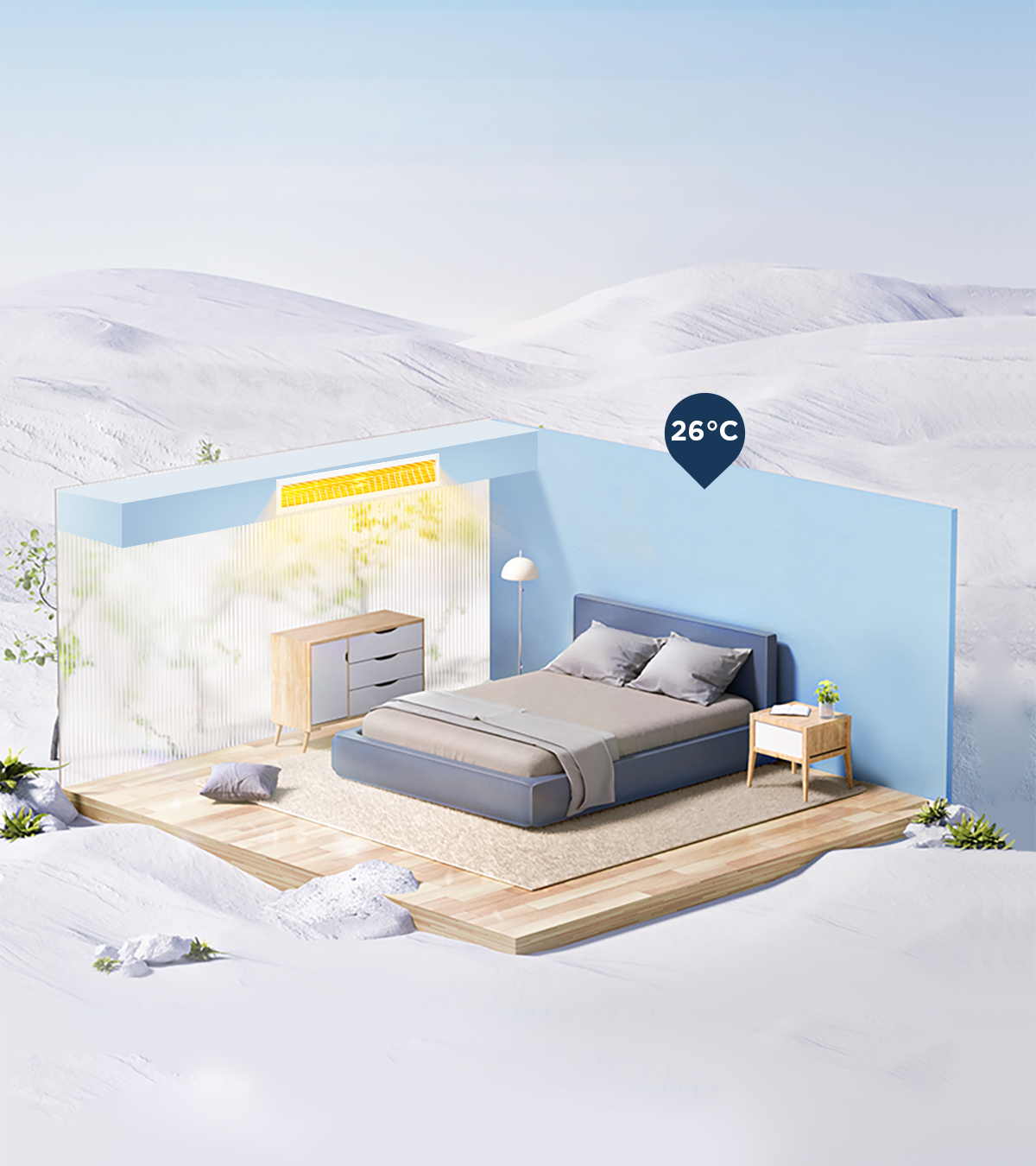 TCL家用空调- 双凤轮小多联恋家系列