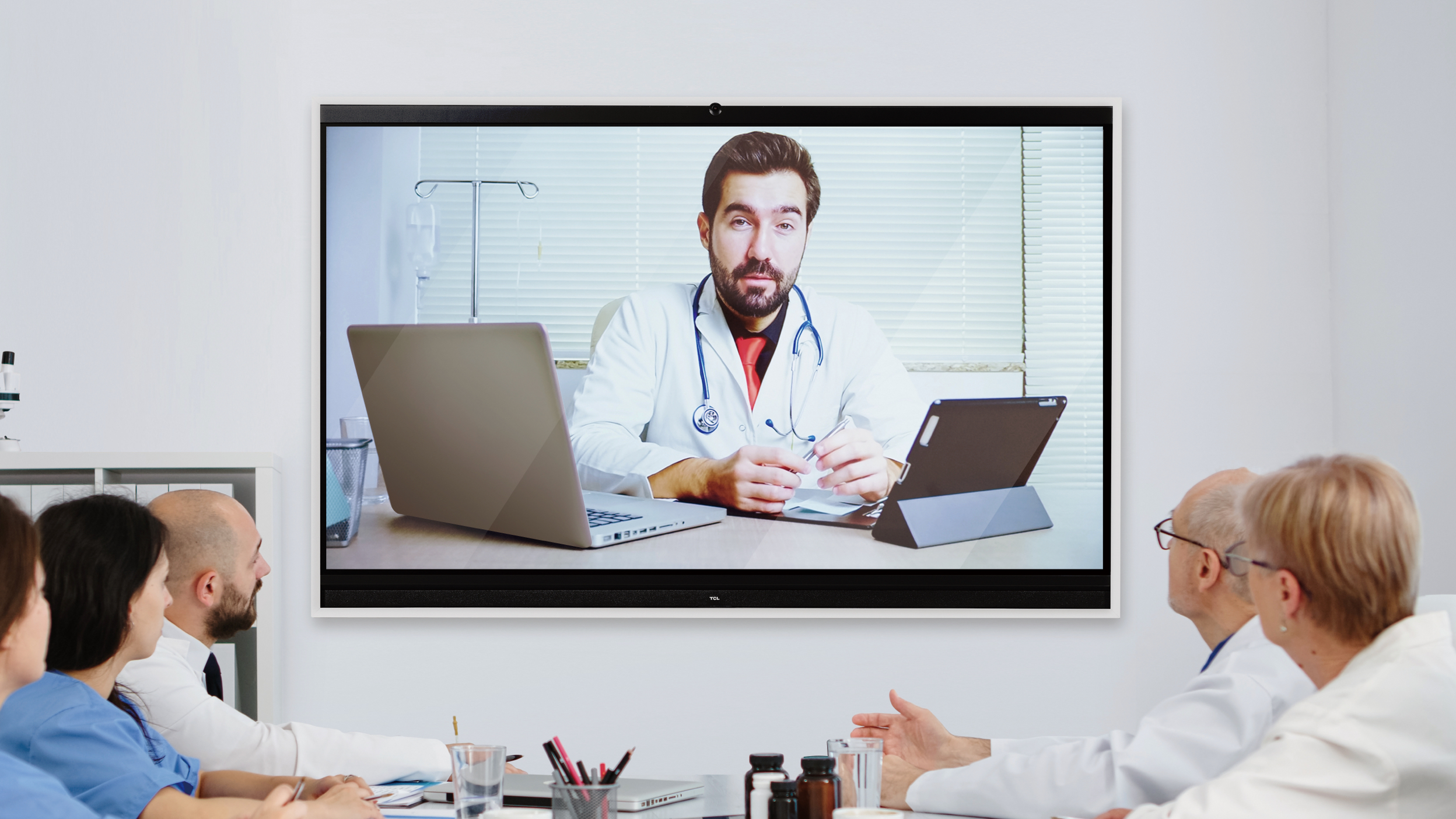 望京医院 x TCL商用：医疗会诊、科研培训多面手