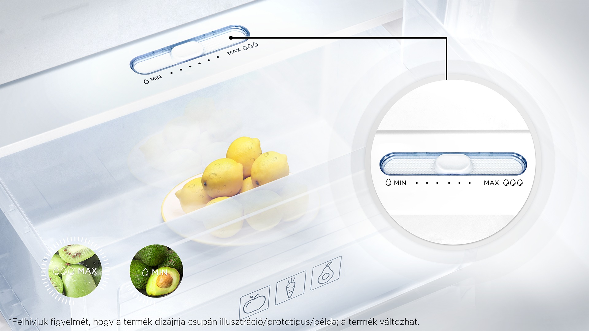 Fresh Box with Humidity Slider