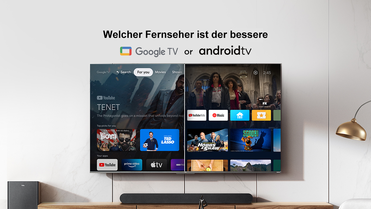 Welcher Fernseher ist der bessere - Google TV oder Android TV? Finden Sie es heraus!