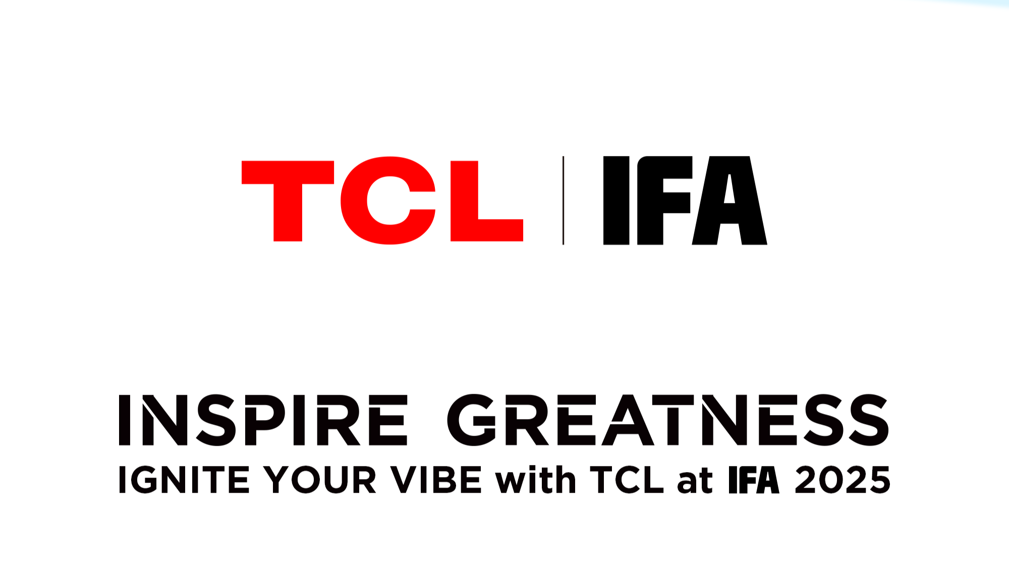 Save the Dates: PR-Highlights von TCL auf der IFA 2025