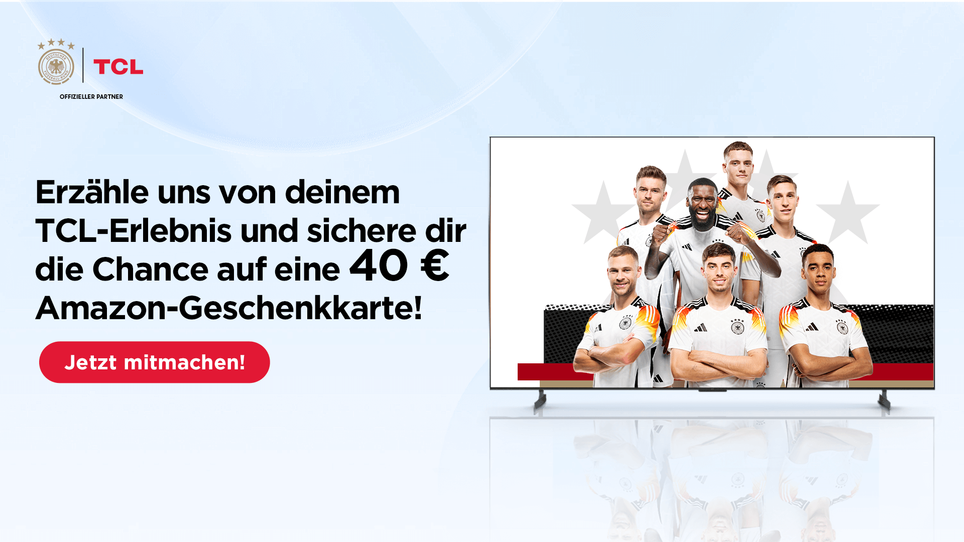 Teile deine TCL-TV-Erfahrung und gewinne einen 40€ Amazon-Gutschein!