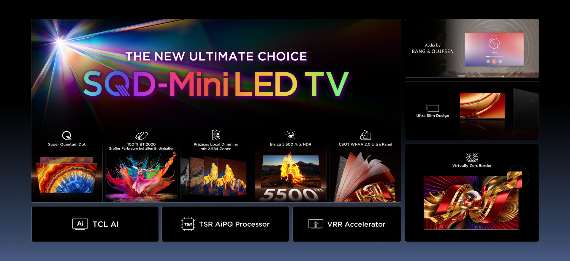 TCL C8L SQD-Mini LED TV - New Ultimate Choice