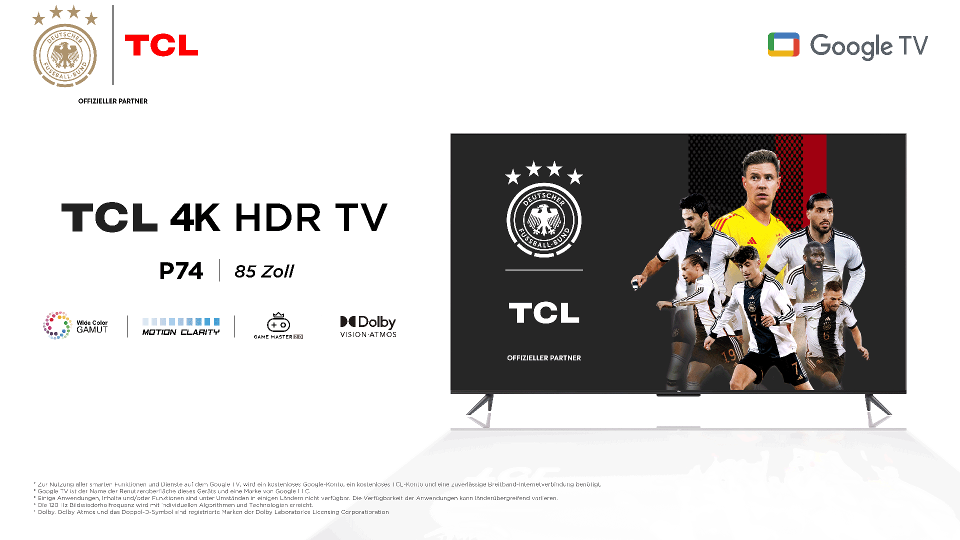 TCL TV P745 4K UHD TV | TCL Germany