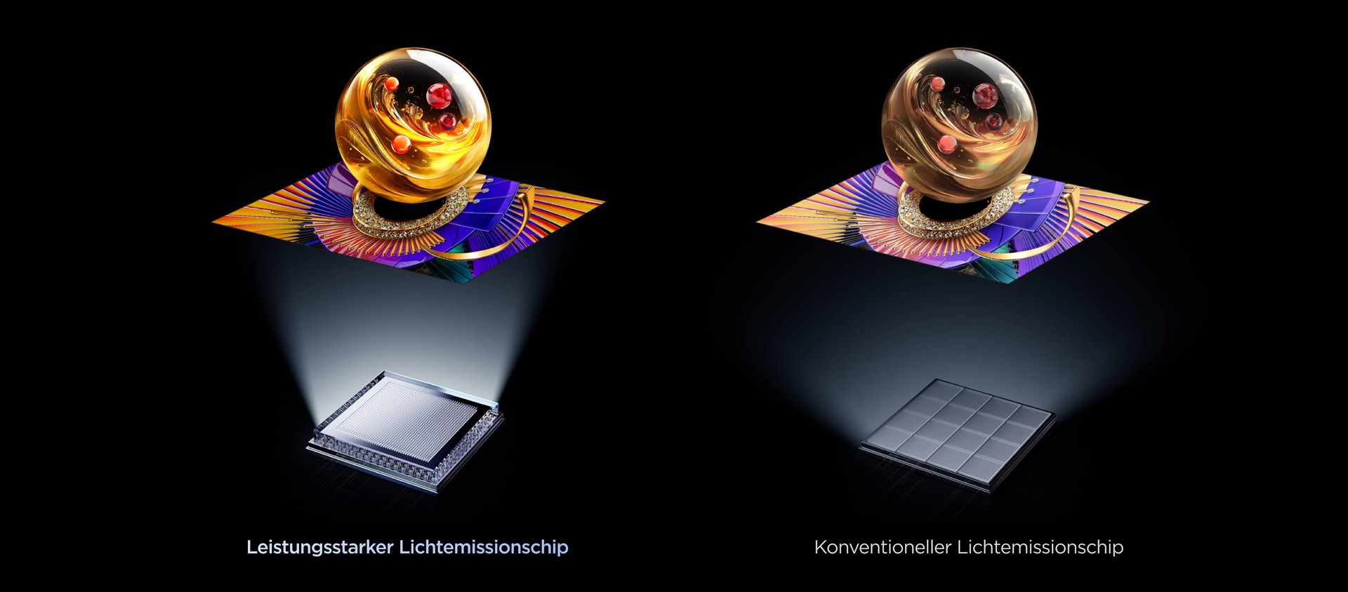 TCL QLED utilizes Colorful Quantum Crystals