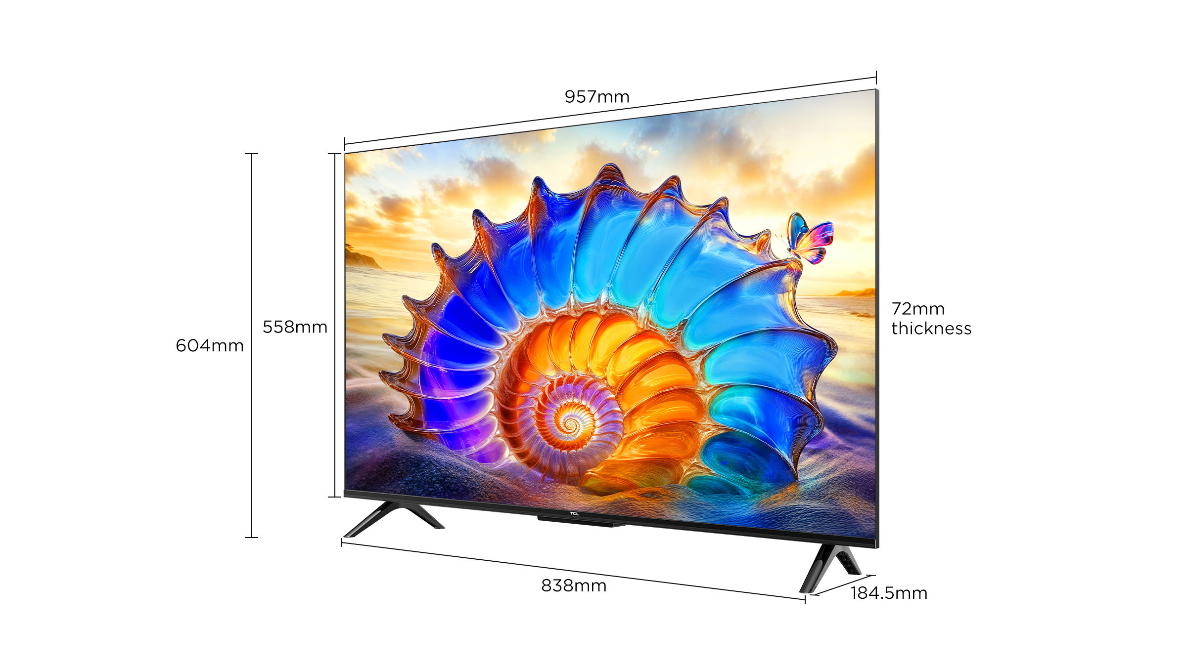 55 inch TCL P6K 4K HDR TV