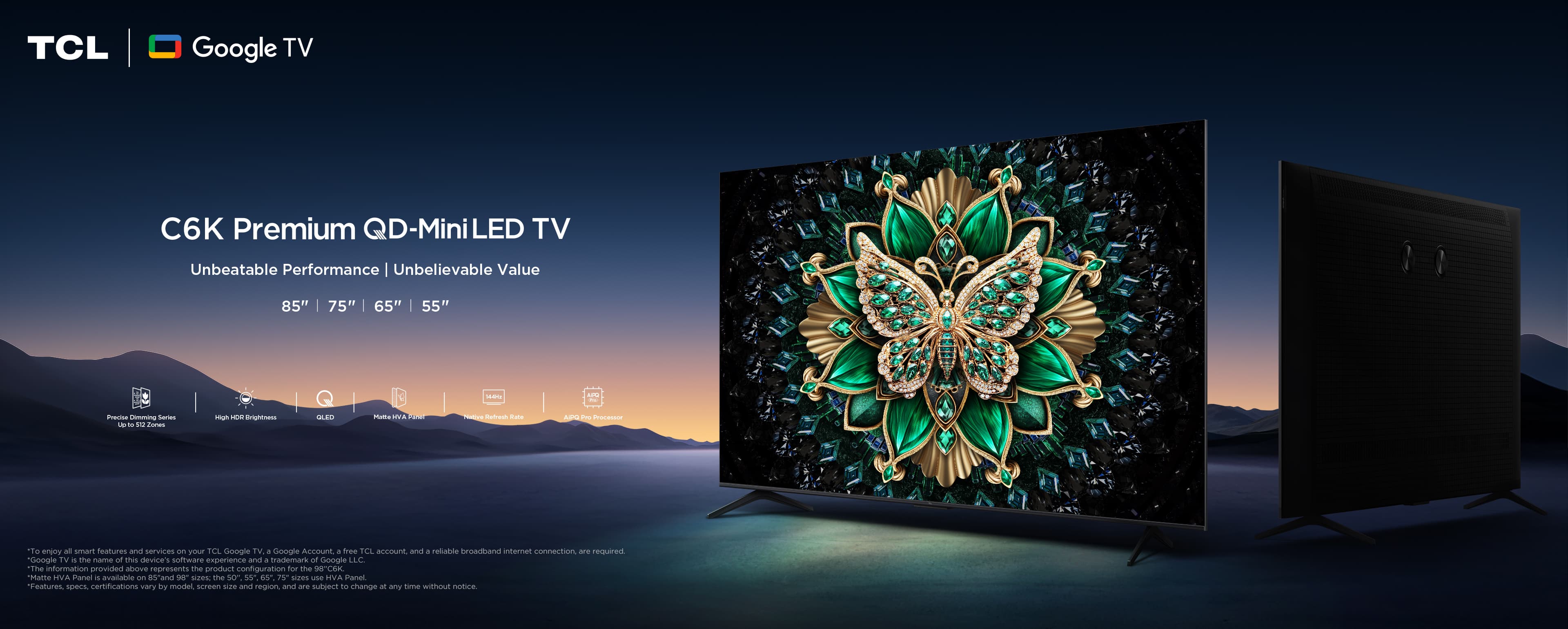 TCL TV C6K Premium QD-MiniLED TV