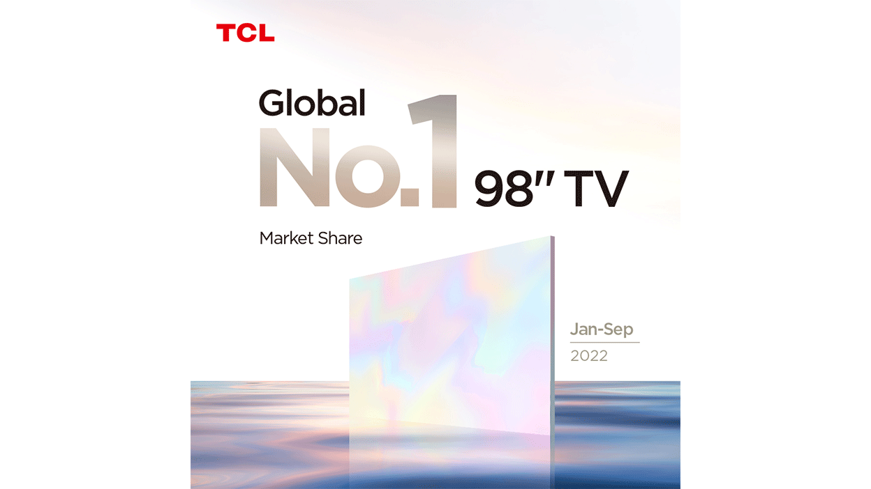 TCL Hits Best Global 98-inch TV Market Share