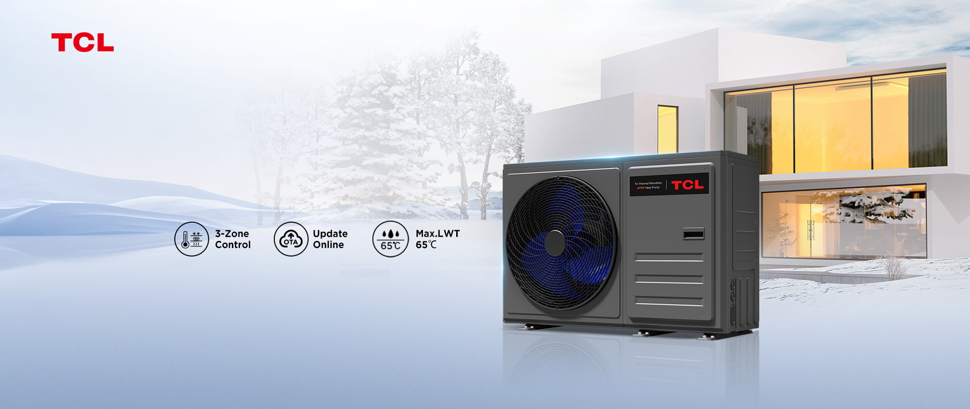 R32 Tri-thermal ATW<br>Heat Pump