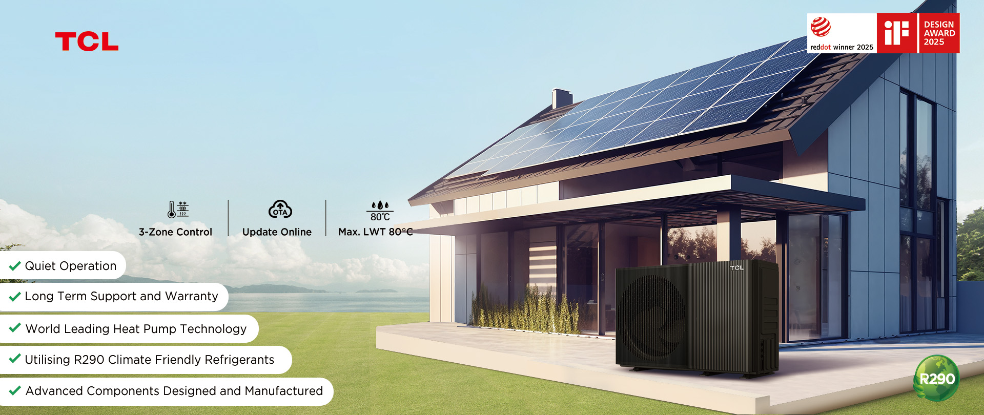 R290 Tri-thermal<br>ATW Heat Pump