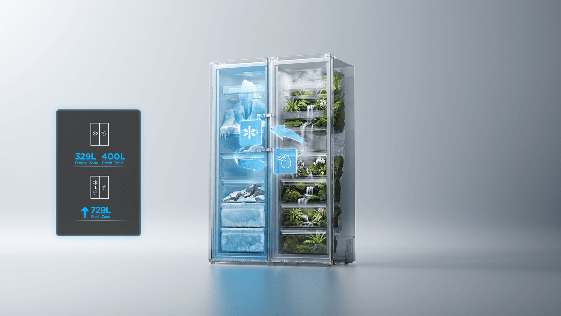 Upright Fridge FC329FXD2 - TCL Europe