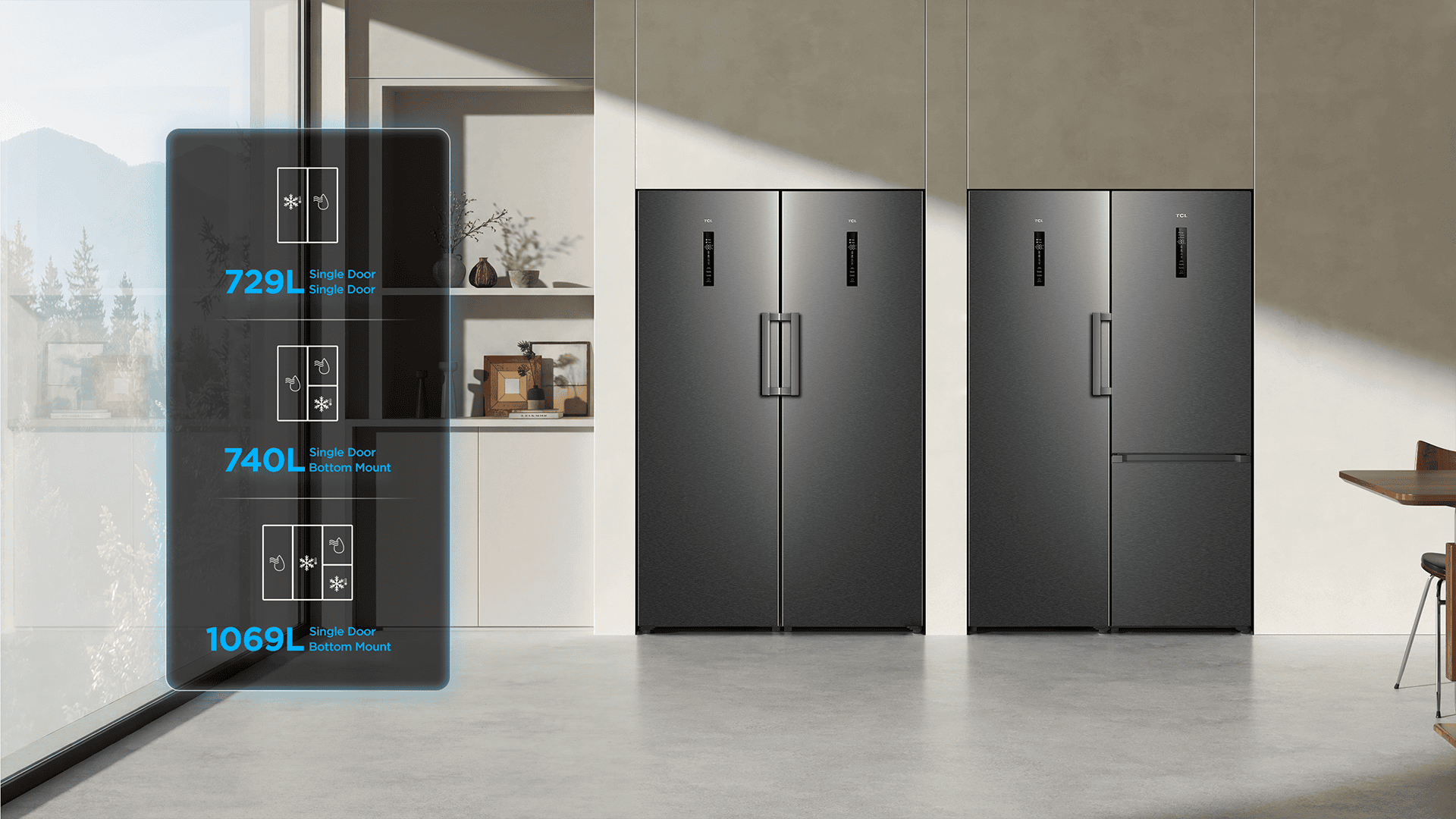 リキッドF Upright Fridge FC400RXD2 - TCL Europe