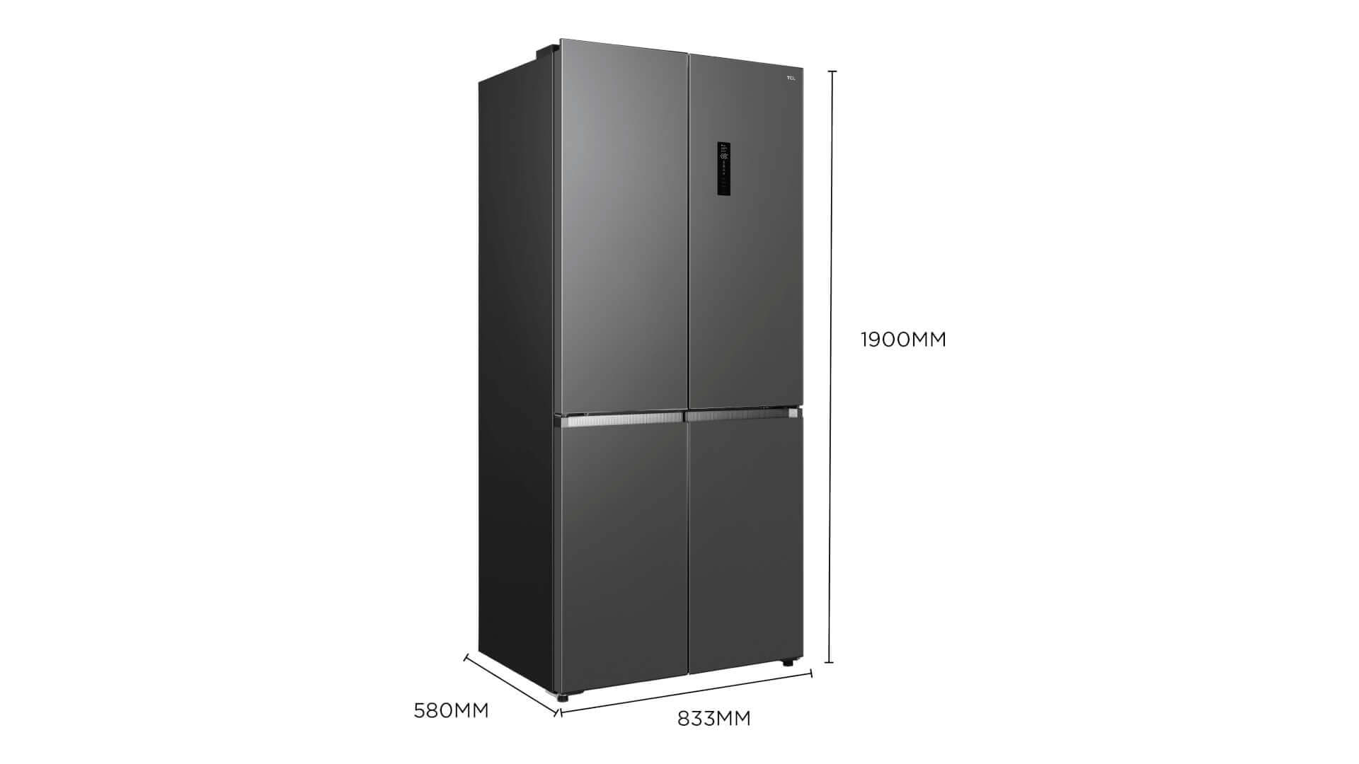 TCL RC456CSE0 Refrigerator Dimensions