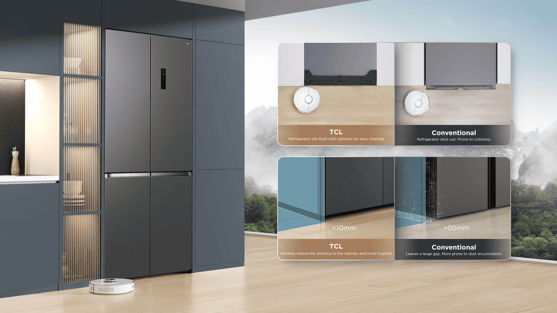 LETOU - ��Ͷ rc456cse0 refrigerator adapts to any kitchen decoration