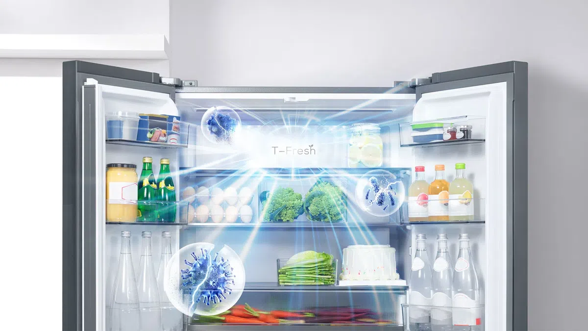 TCL RC456CXE0 Refrigerator 99.99%* Sterlization