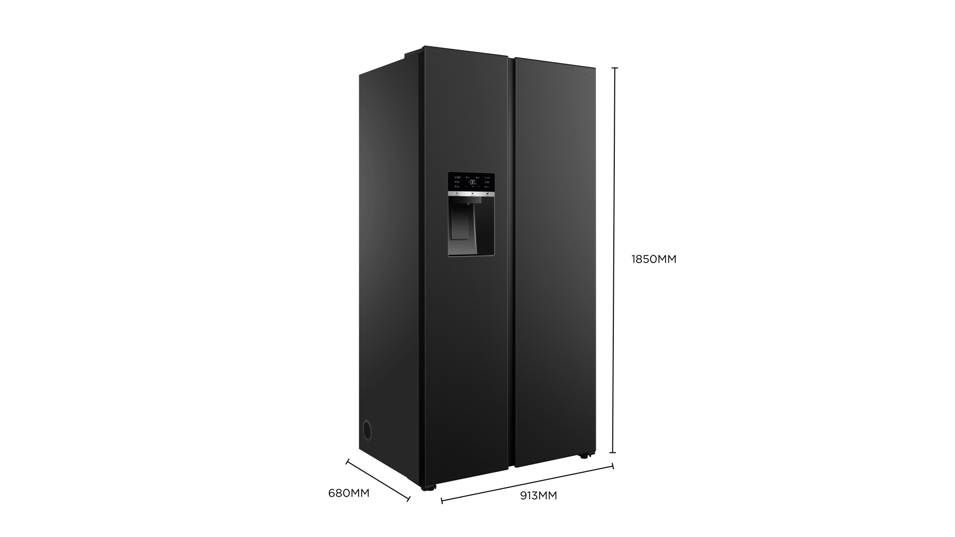 TCL RC591SXE0 Refrigerator Dimensions