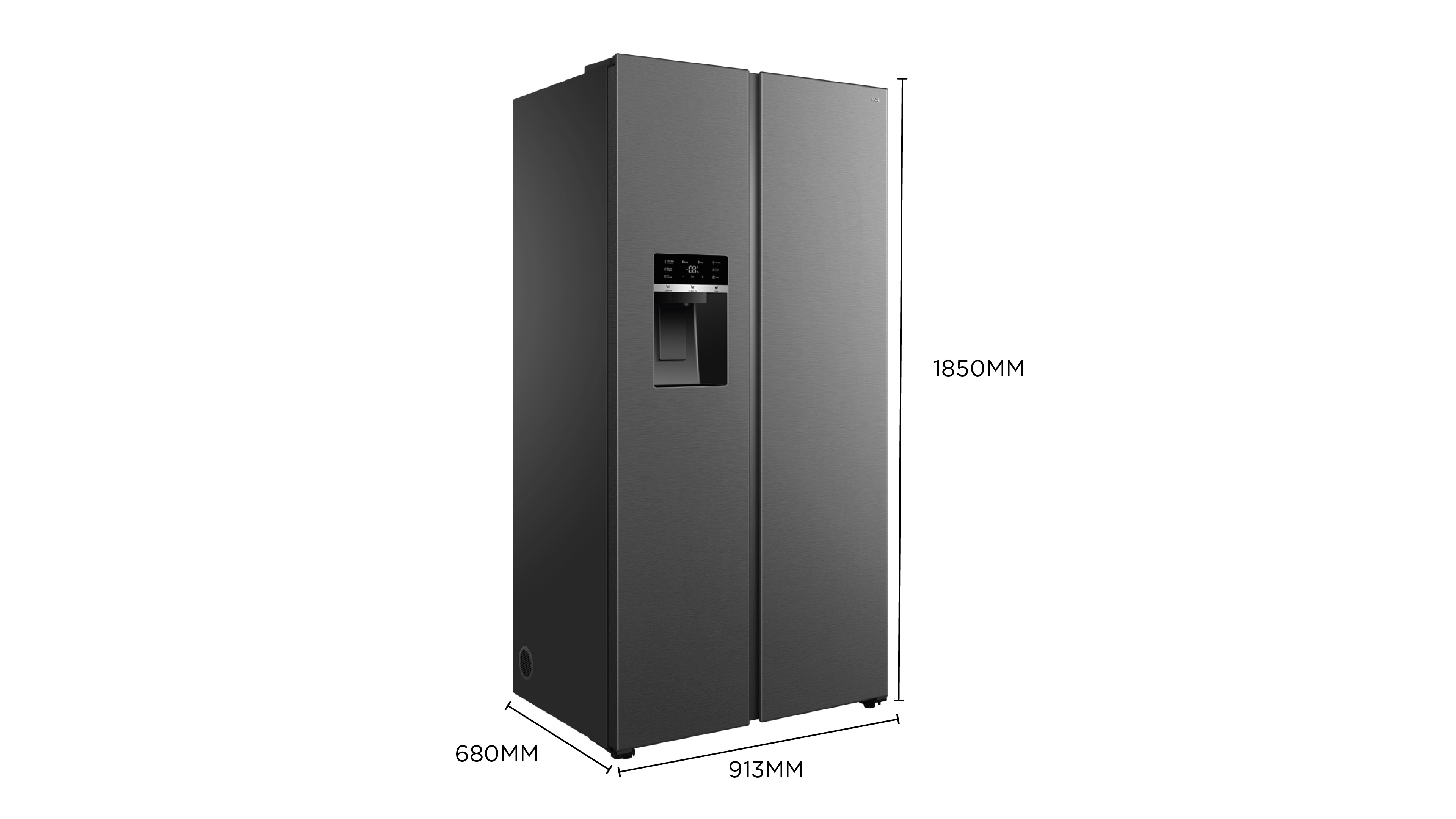TCL RC591SXE0 Refrigerator Dimensions