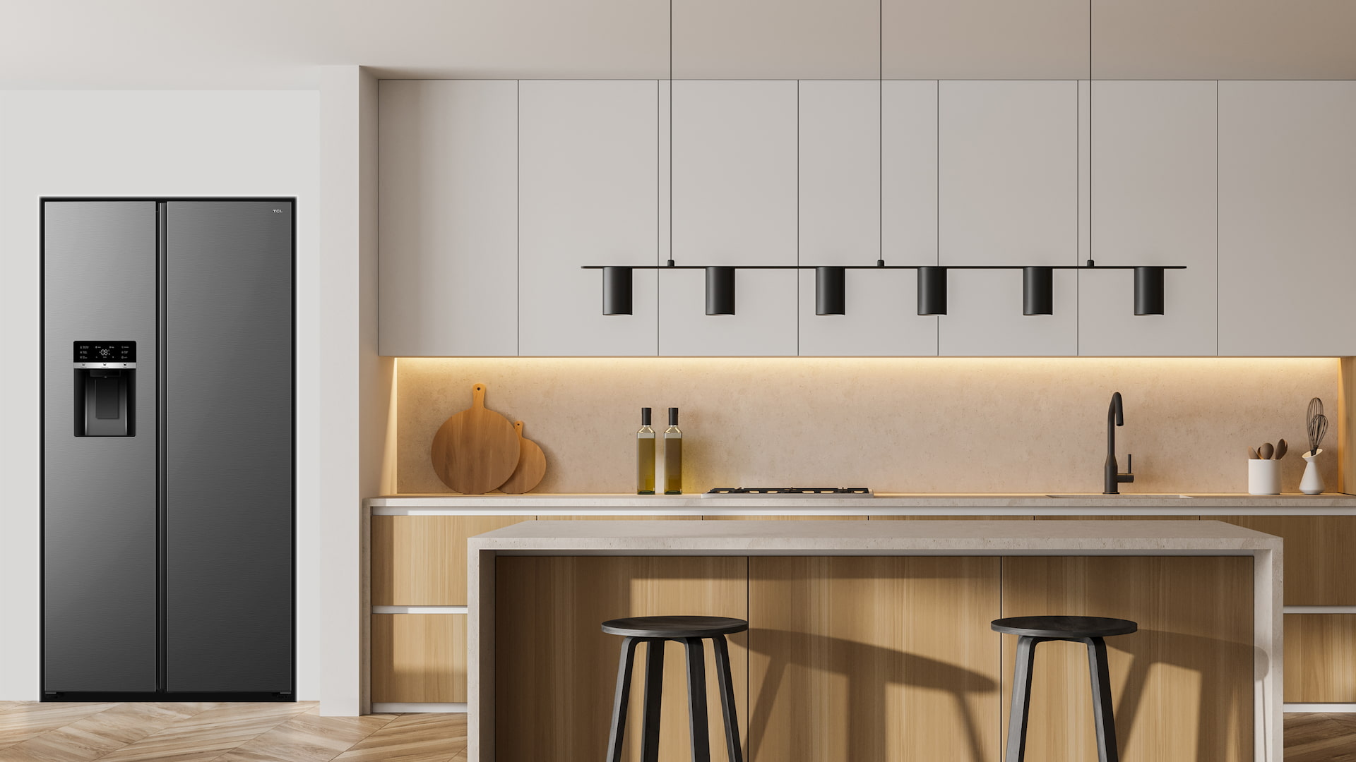 Side by Side RC591SXE1 Refrigerators - TCL Europe