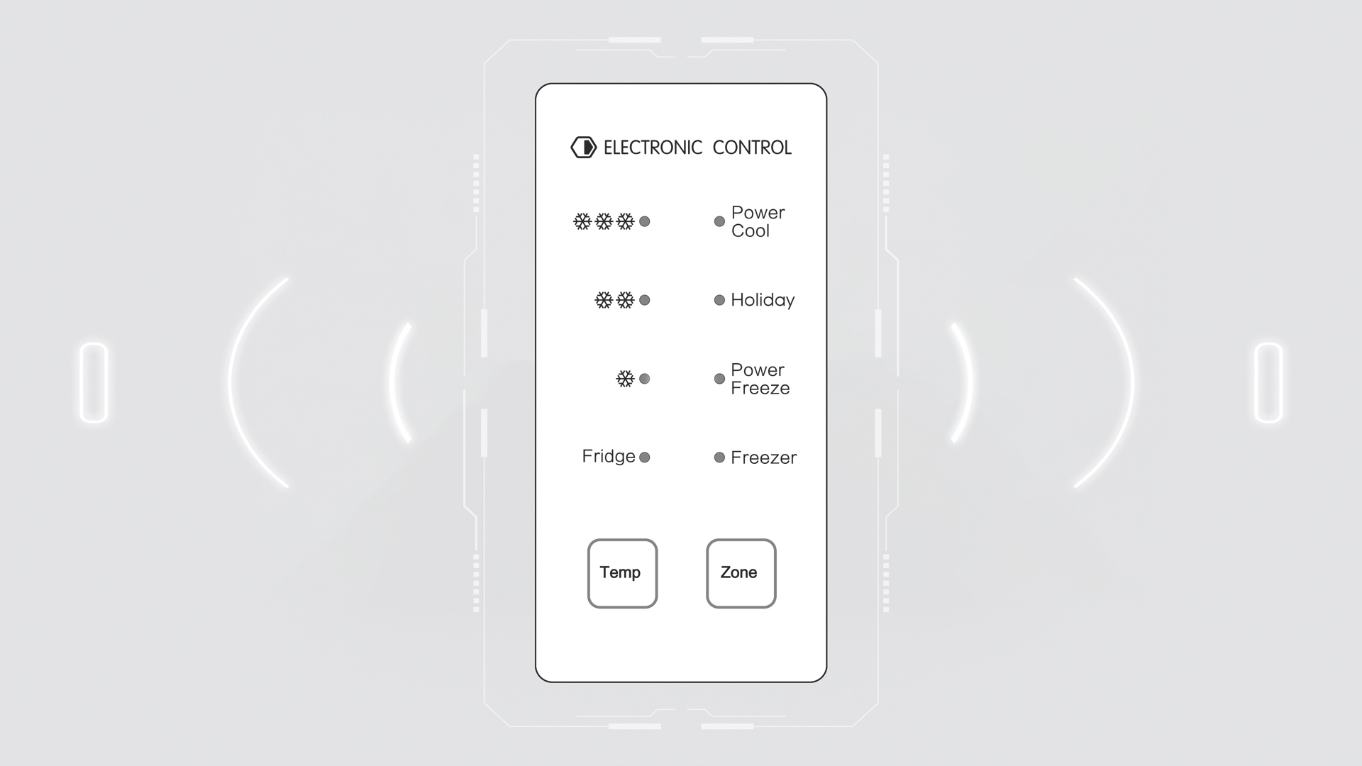 TCL fridge can temperature accuracy and consumption optimisation