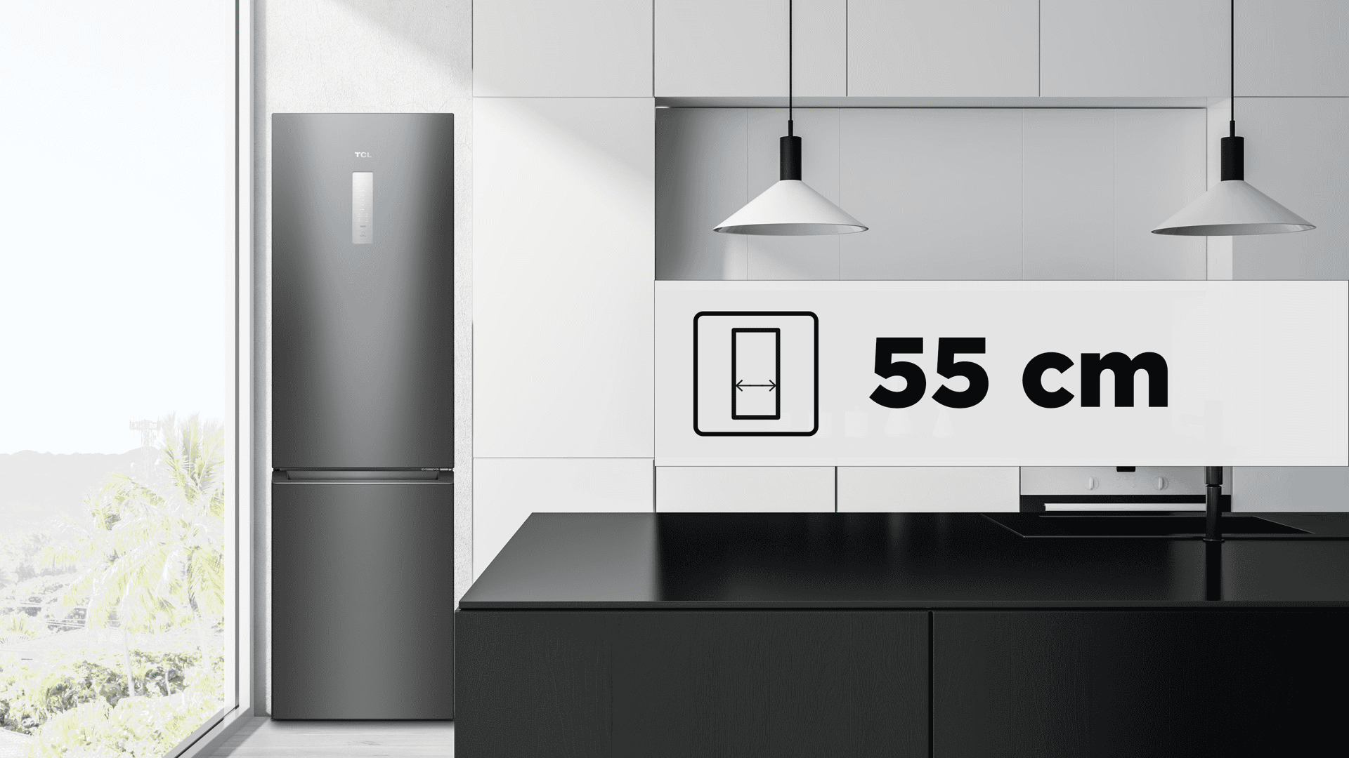 55 cm Taille compacte