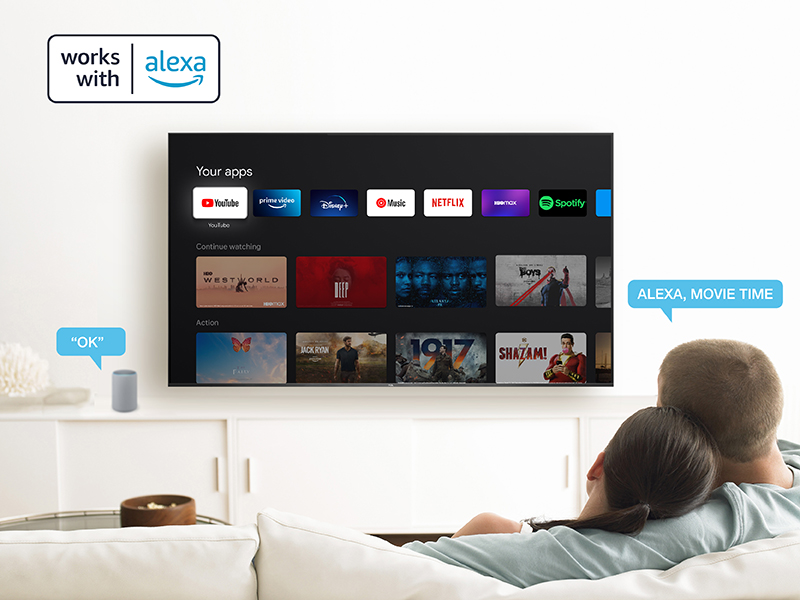 TCL c735 Works with Alexa