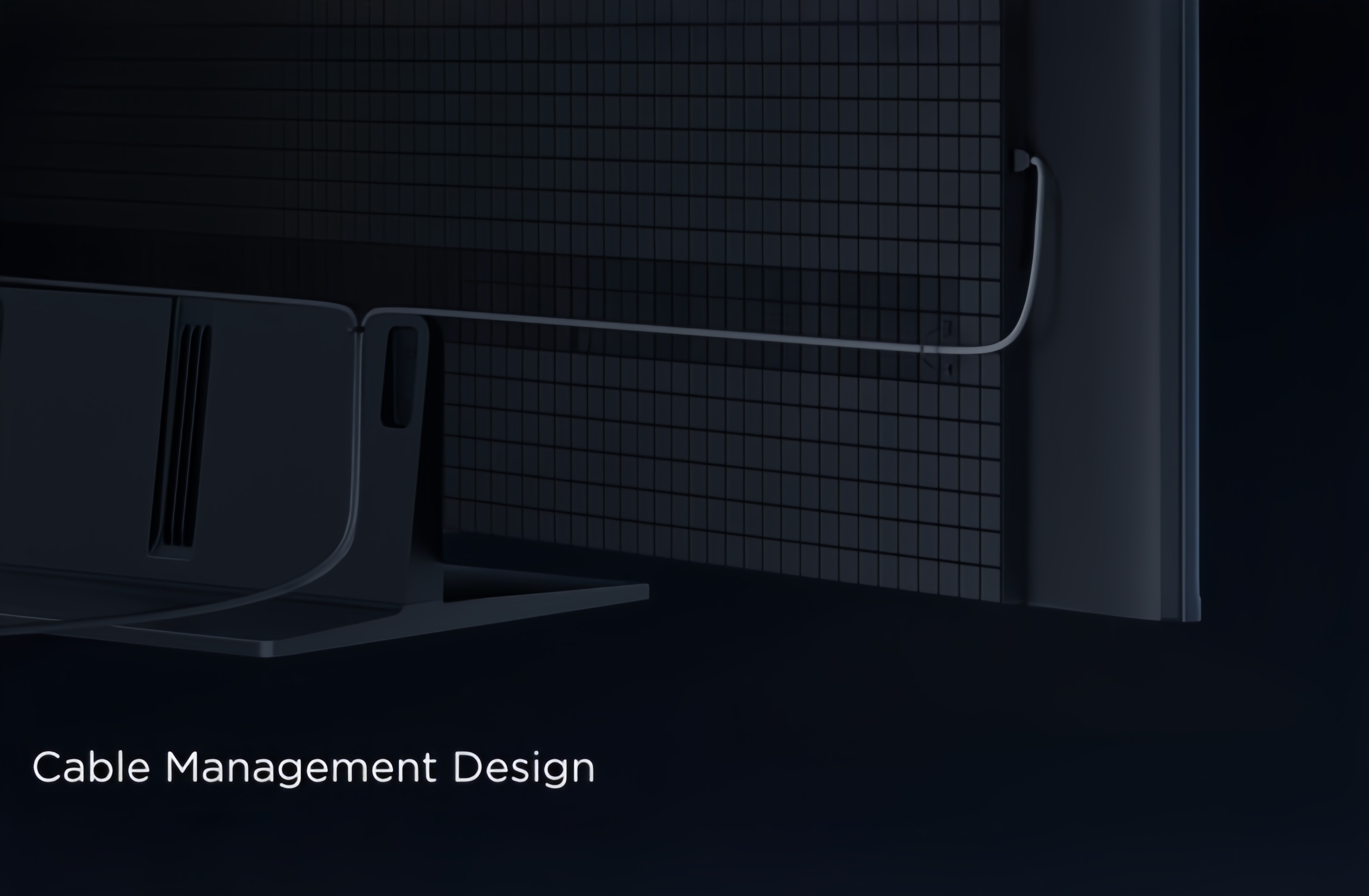 TCL C6K with cable management design