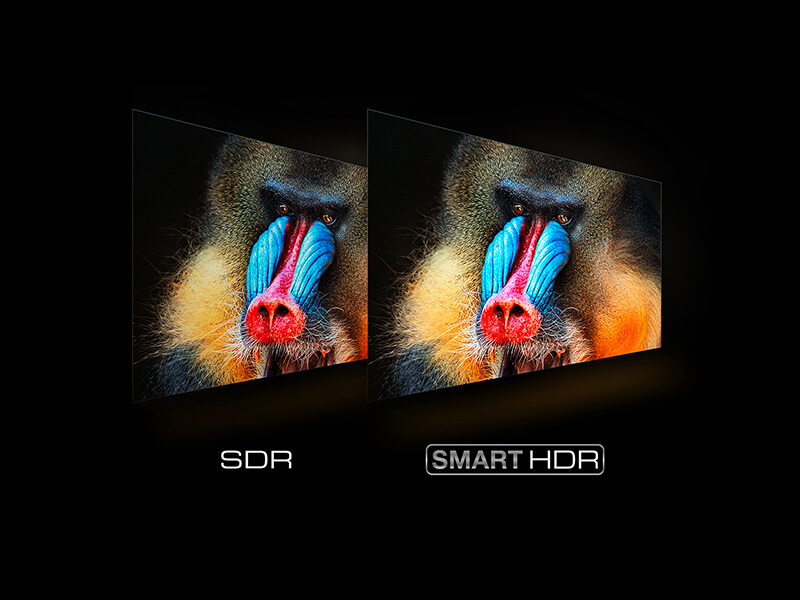 SMART HDR poboljšava izvorni HDR i pretvara SDR u HDR.