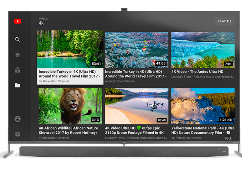 Gledajte YouTube u 4K