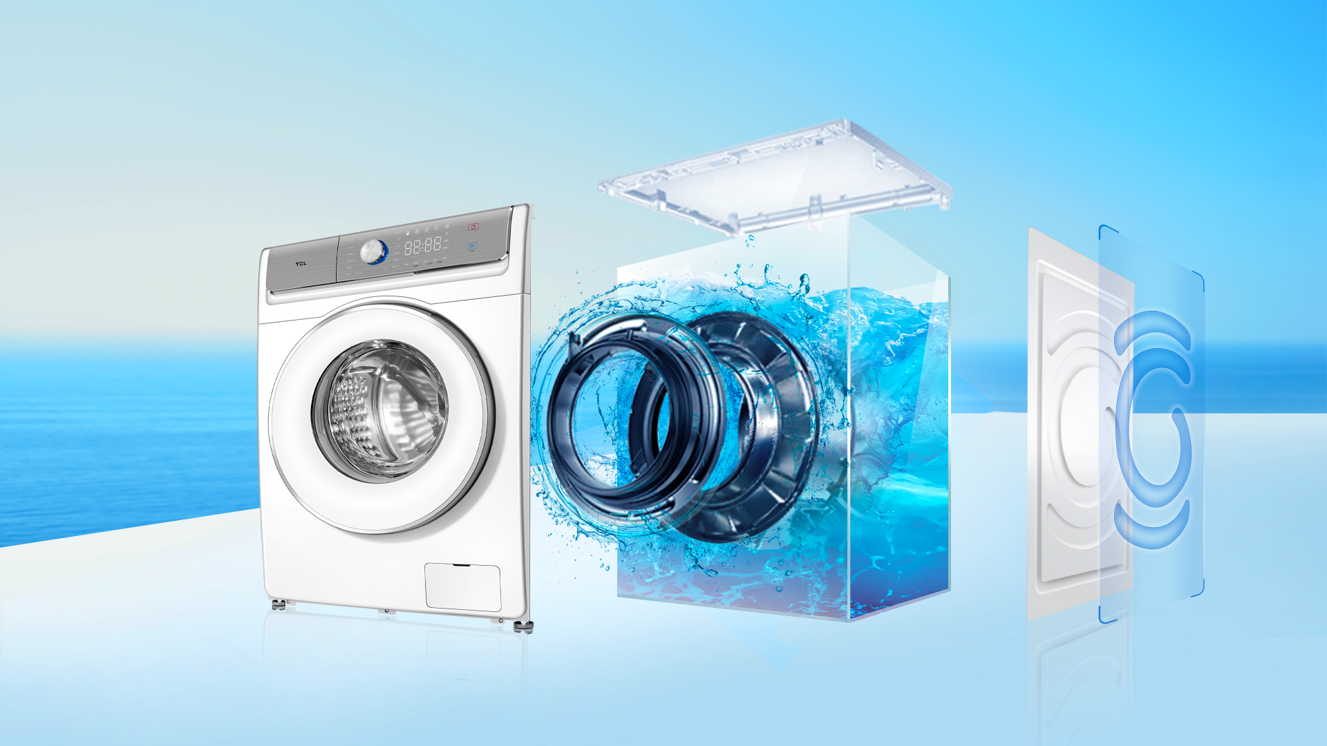 TCL Washing Machine cp0824wc0 Digital Inverter Motor