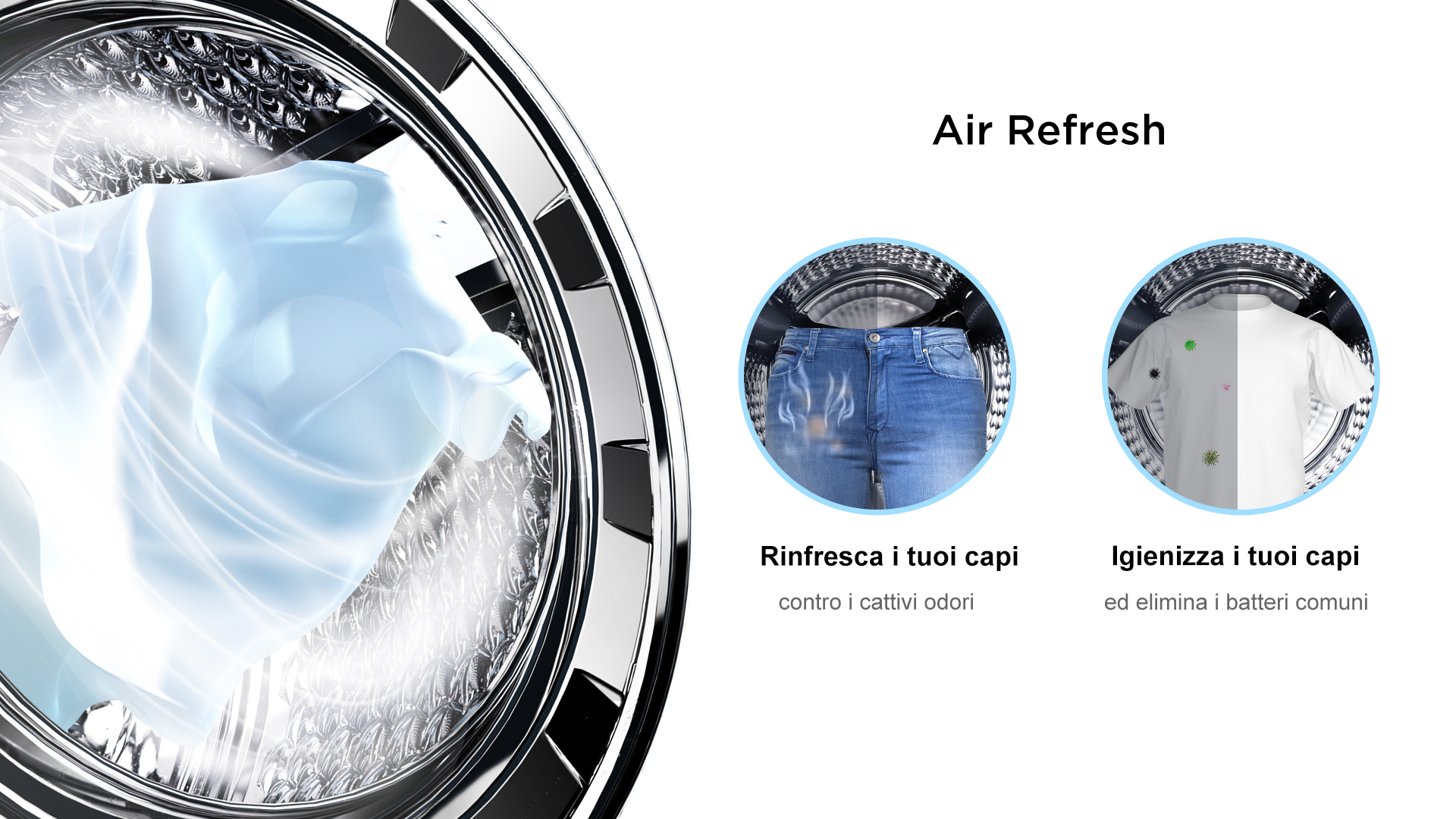TCL Washing Machine cp0824wc0 Air Refresh