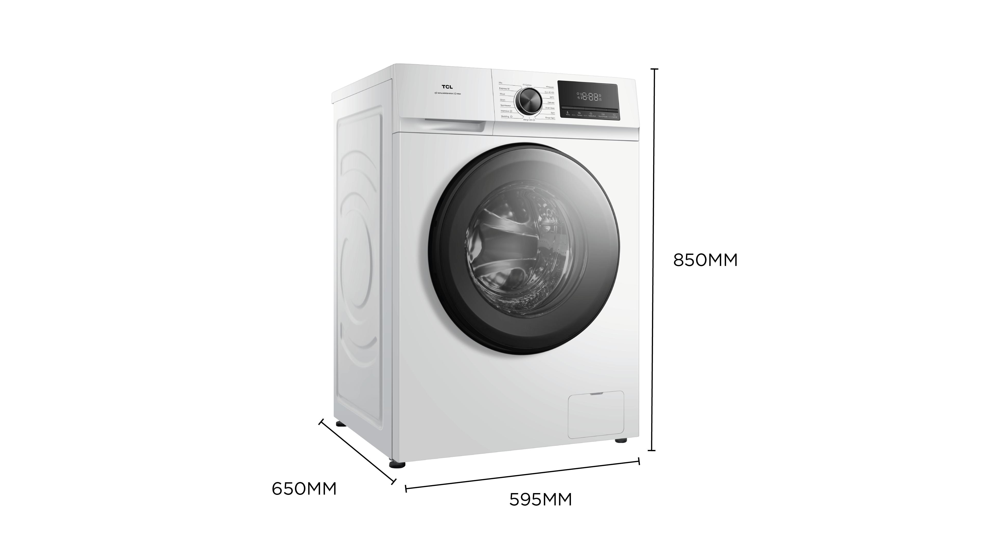 TCL washing machine‘s dimension