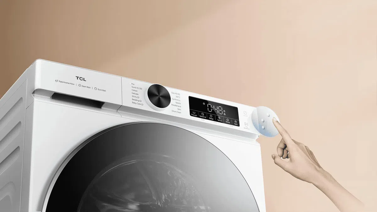 Πλυντήριο Ρούχων TCL FP0944WA0GR, 9kg, με Τεχνολογία Ατμού, 1400 Στροφών 11 TCL FP0944WA0 washing machine with braille touch control