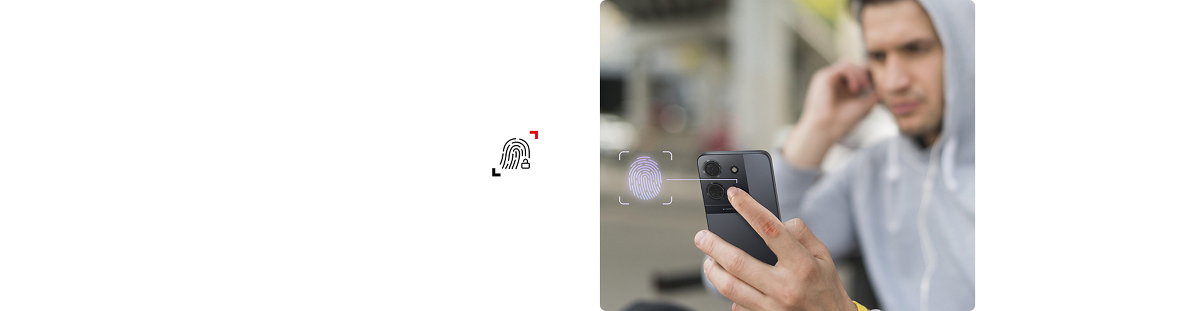 TCL 503 phone Rear-mounted fingerprint