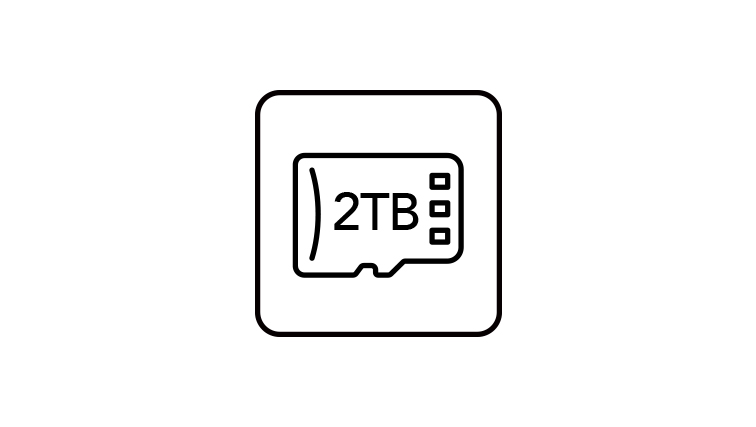 Hỗ trợ thẻ nhớ microSD