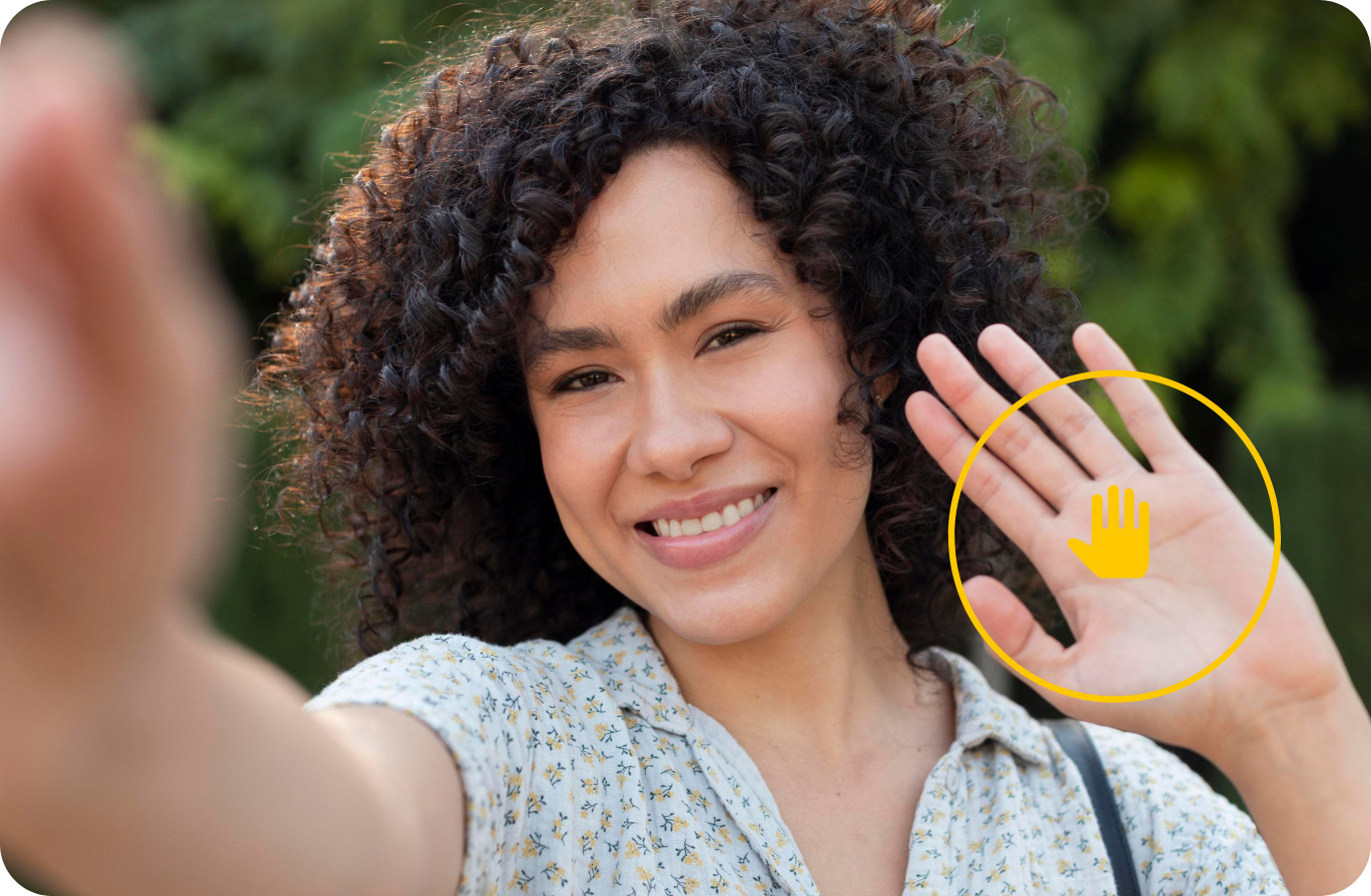 TCL 605 Gesture capture