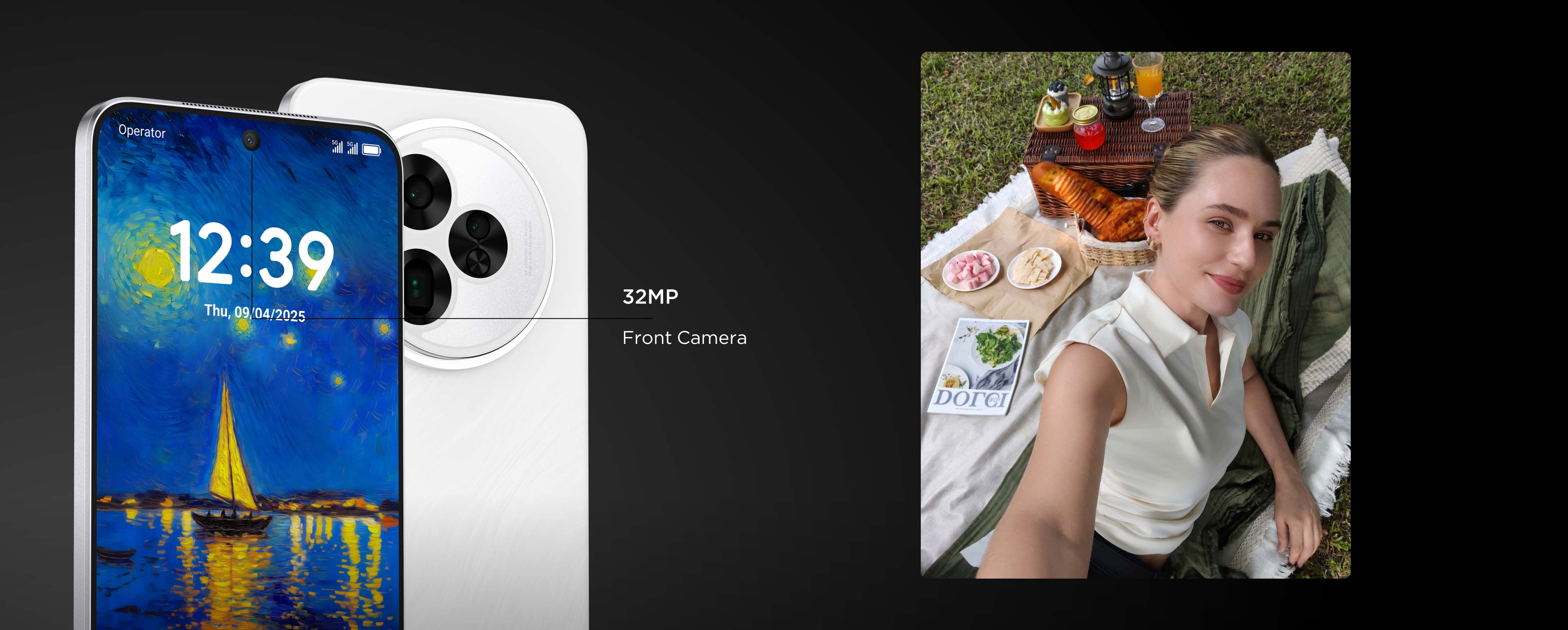 TCL NXTPAPER 60 Ultra 32MP front camera