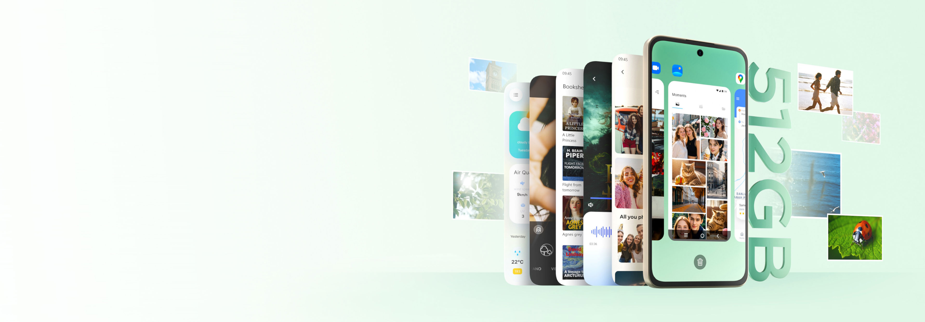 512GB ROM + massive storage - Giant memory for everything