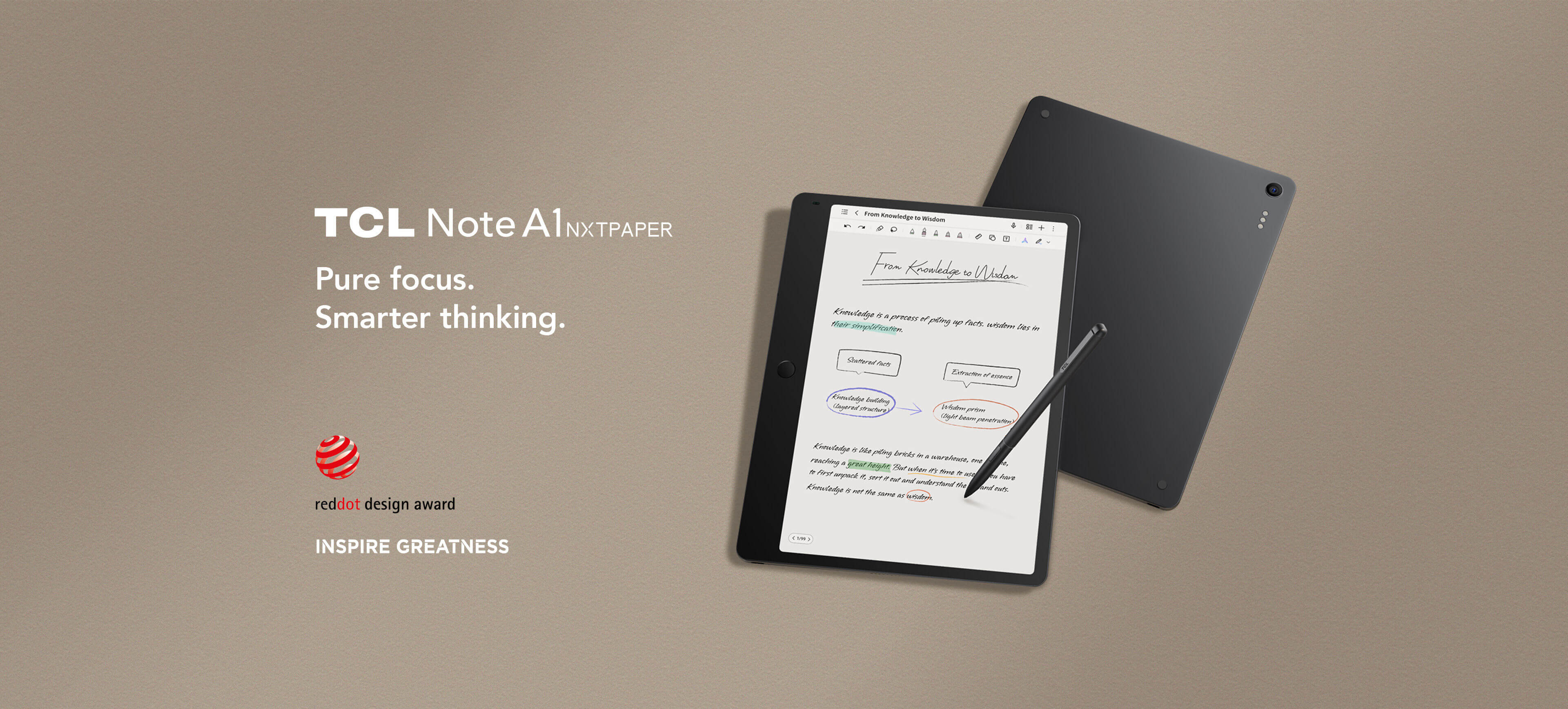 TCL Note A1 NXTPAPER Tablet: 11.5
